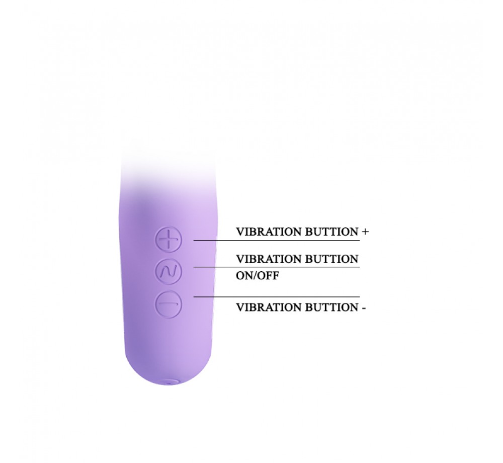 Перезаряжаемый вибратор с клиторальным стимулятором PRETTY LOVE CANROL BI-014542-2 Перезаряжаемый вибратор с клиторальным стимулятором PRETTY LOVE CANROL BI-014542-2