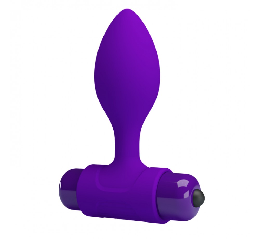 Анальная вибропробка Vibra butt plug BI-040077 8.6 см Анальная вибропробка Vibra butt plug BI-040077 8.6 см