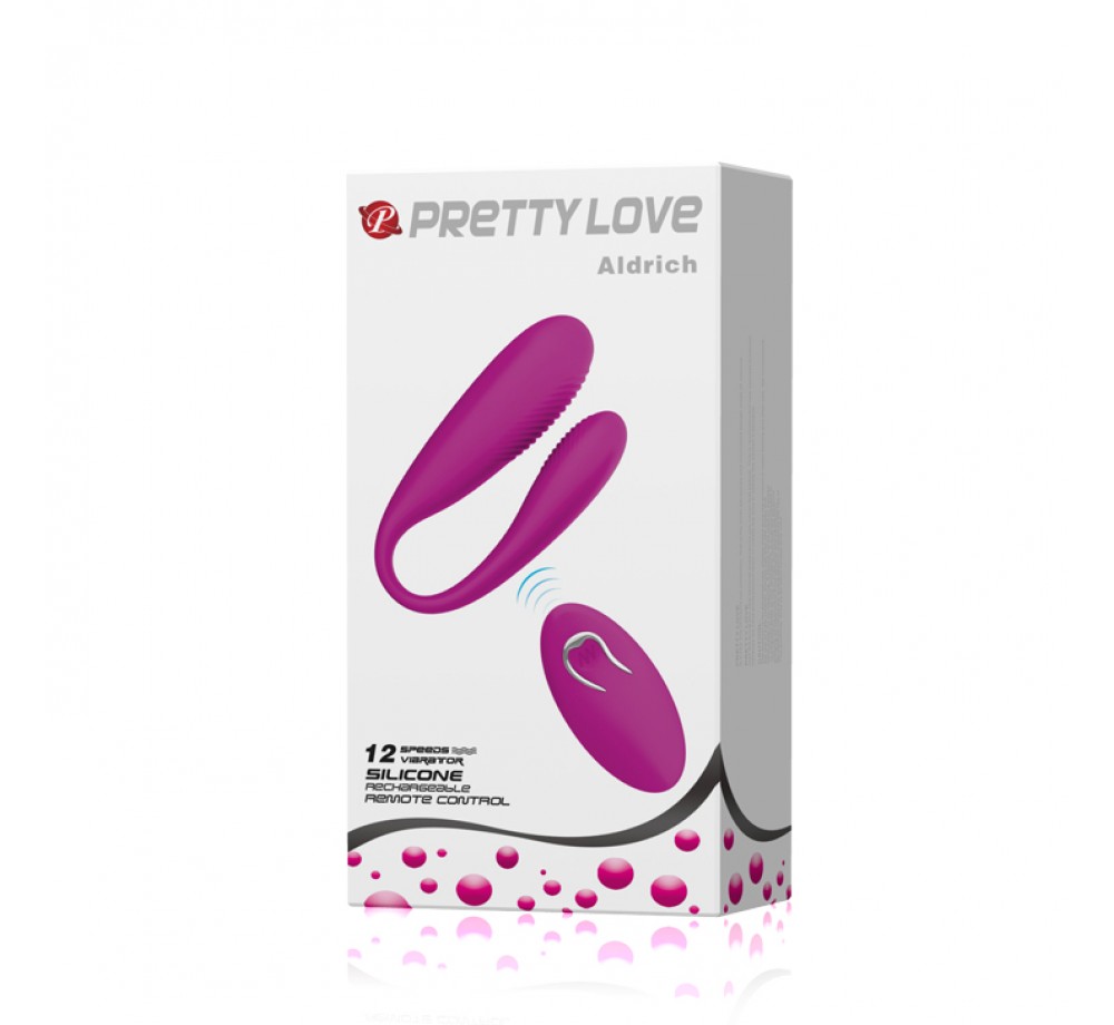 Вибромассажер для пар Aldrich на пульте ДУ, BI-014430 Вибромассажер для пар Aldrich на пульте ДУ, BI-014430