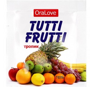 Пробник,оральный гель Tutti-Frutti тропик 4 гр. Пробник,оральный гель Tutti-Frutti тропик 4 гр.