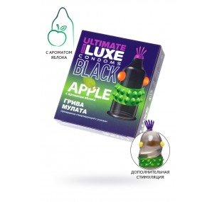 Презервативы Luxe, black ultimate, «Грива мулата», яблоко, 18 см, 5,2 см, 1 шт. 