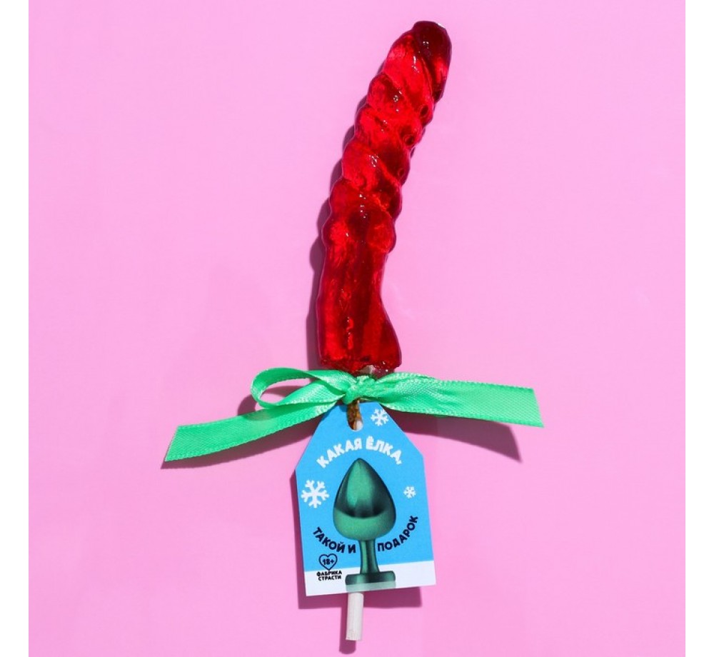 Леденец  «Какая ёлка, такой и подарок», вкус: клубника, 35 г.
