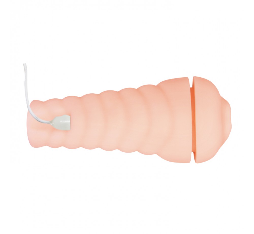 Мастурбатор Sally (BM-00900T50-2), белый/золотой Мастурбатор Sally (BM-00900T50-2), белый/золотой