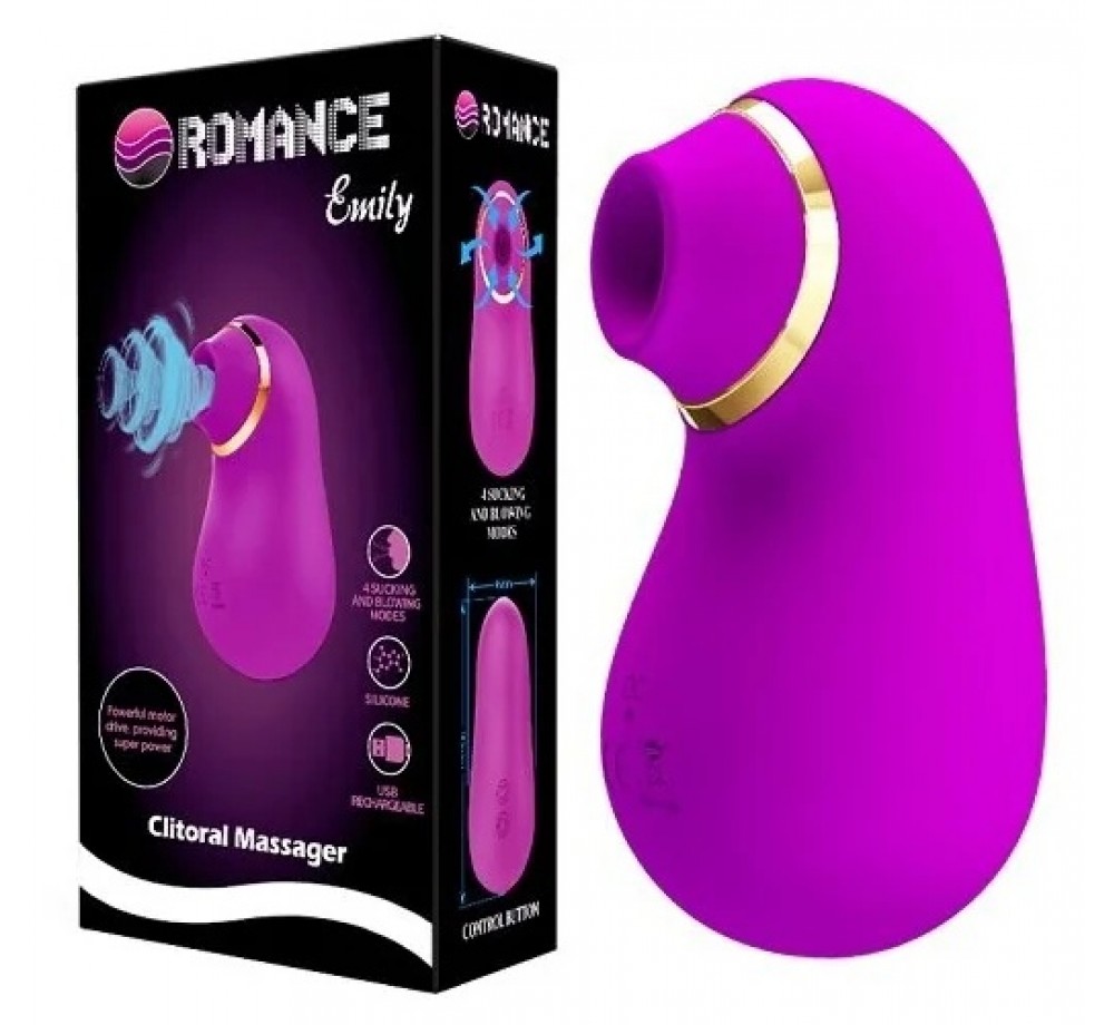 Вакуумный стимулятор клитора Emily перезаряжаемый, MC33 Вакуумный стимулятор клитора Emily перезаряжаемый, MC33