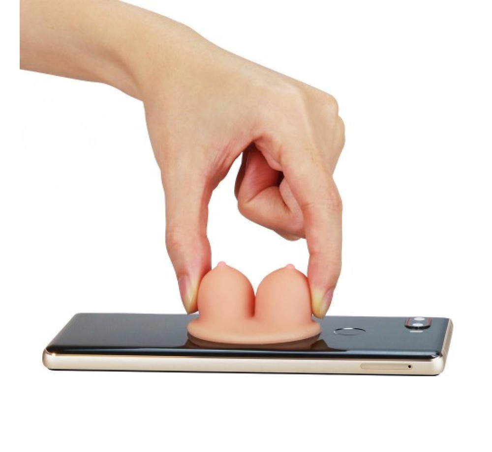 Сувенирная подставка для телефона грудь на присоске Universal Boobie Stand Holder Сувенирная подставка для телефона грудь на присоске Universal Boobie Stand Holder