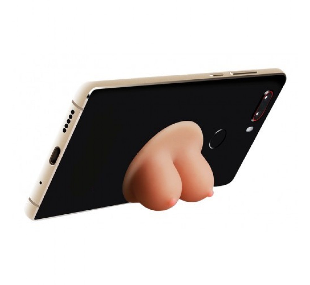 Сувенирная подставка для телефона грудь на присоске Universal Boobie Stand Holder Сувенирная подставка для телефона грудь на присоске Universal Boobie Stand Holder