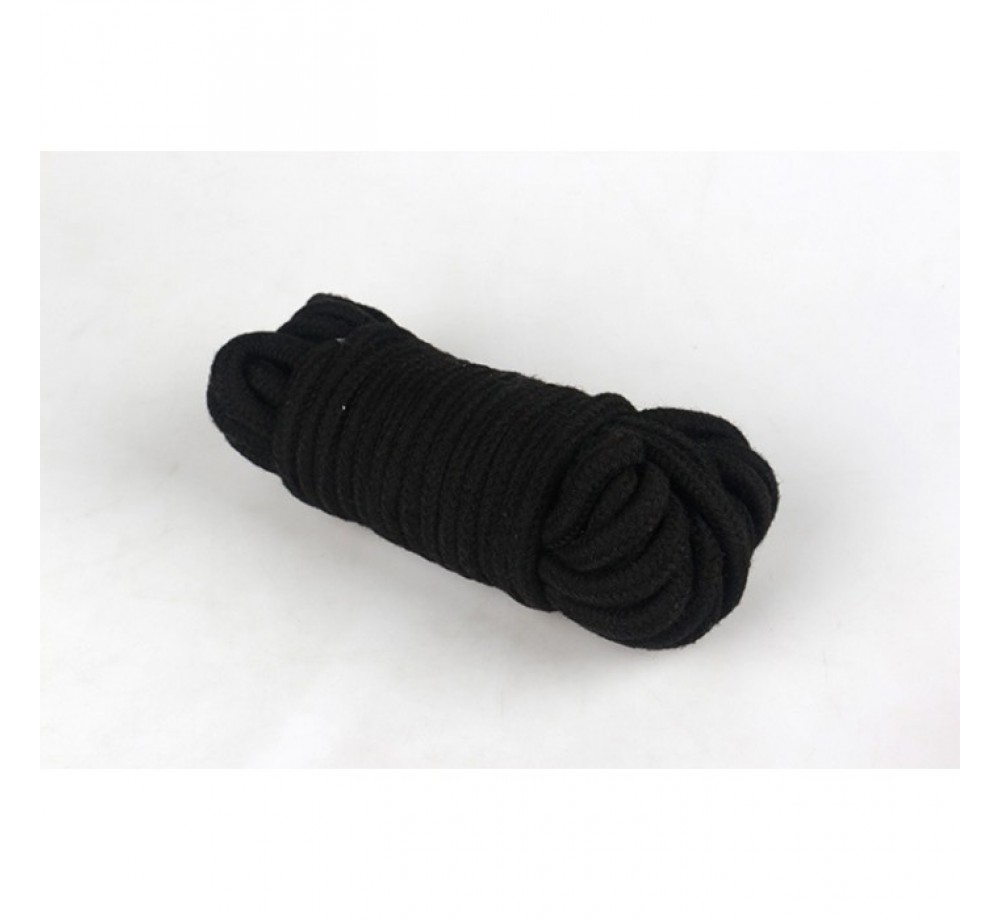 Веревка для бондажа, цвет чёрный, 380 см, 333-9