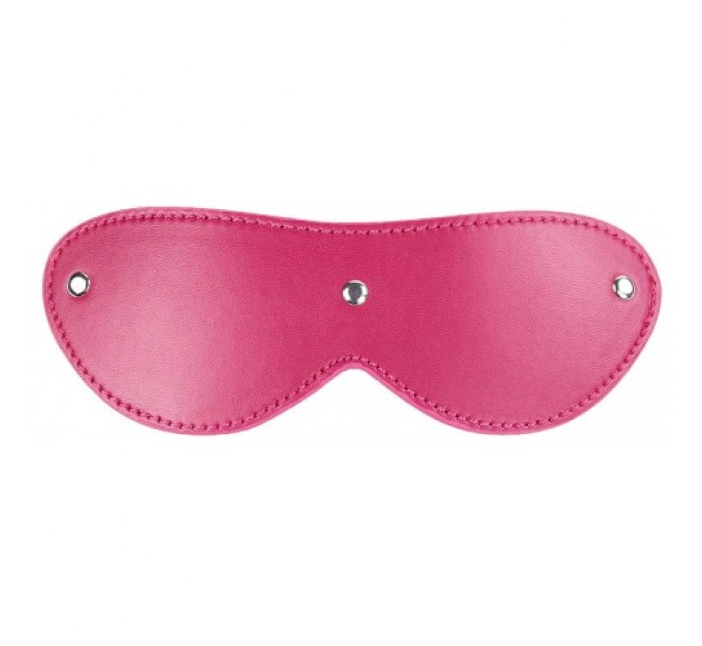 Малиновая маска на глаза для эротических игр