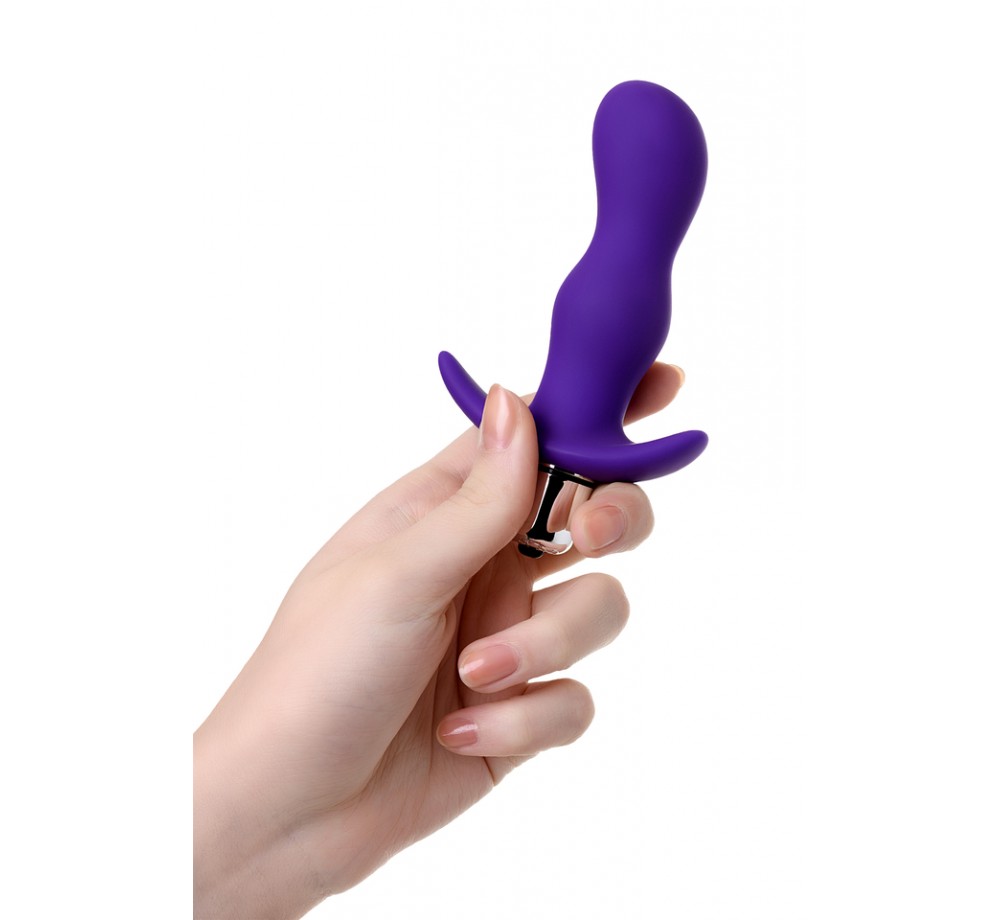 Анальная пробка с вибрацией A-Toys by TOYFA размера S, силикон, фиолетовая, 11,2 см Анальная пробка с вибрацией A-Toys by TOYFA размера S, силикон, фиолетовая, 11,2 см