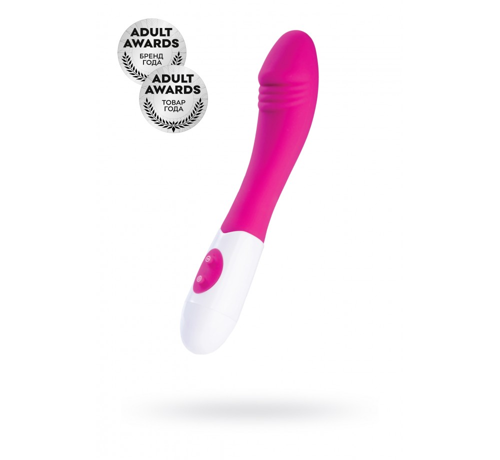 Вибратор нереалистичный TOYFA A-Toys Una, силикон, розовый,длина 19,8 см