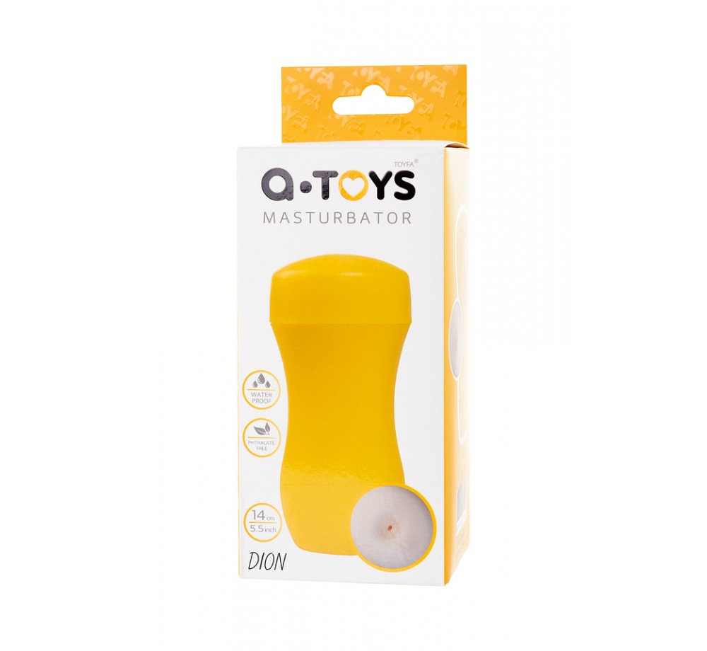 Мастурбатор TOYFA A-Toys Dion, анус, TPE, желтый, 14 см Мастурбатор TOYFA A-Toys Dion, анус, TPE, желтый, 14 см