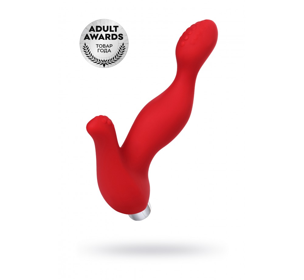 Вибростимулятор простаты ToDo by Toyfa Proman, силикон, красный, 12,5 см Вибростимулятор простаты ToDo by Toyfa Proman, силикон, красный, 12,5 см