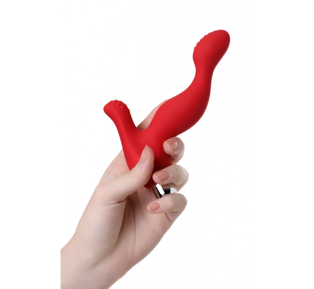 Вибростимулятор простаты ToDo by Toyfa Proman, силикон, красный, 12,5 см Вибростимулятор простаты ToDo by Toyfa Proman, силикон, красный, 12,5 см
