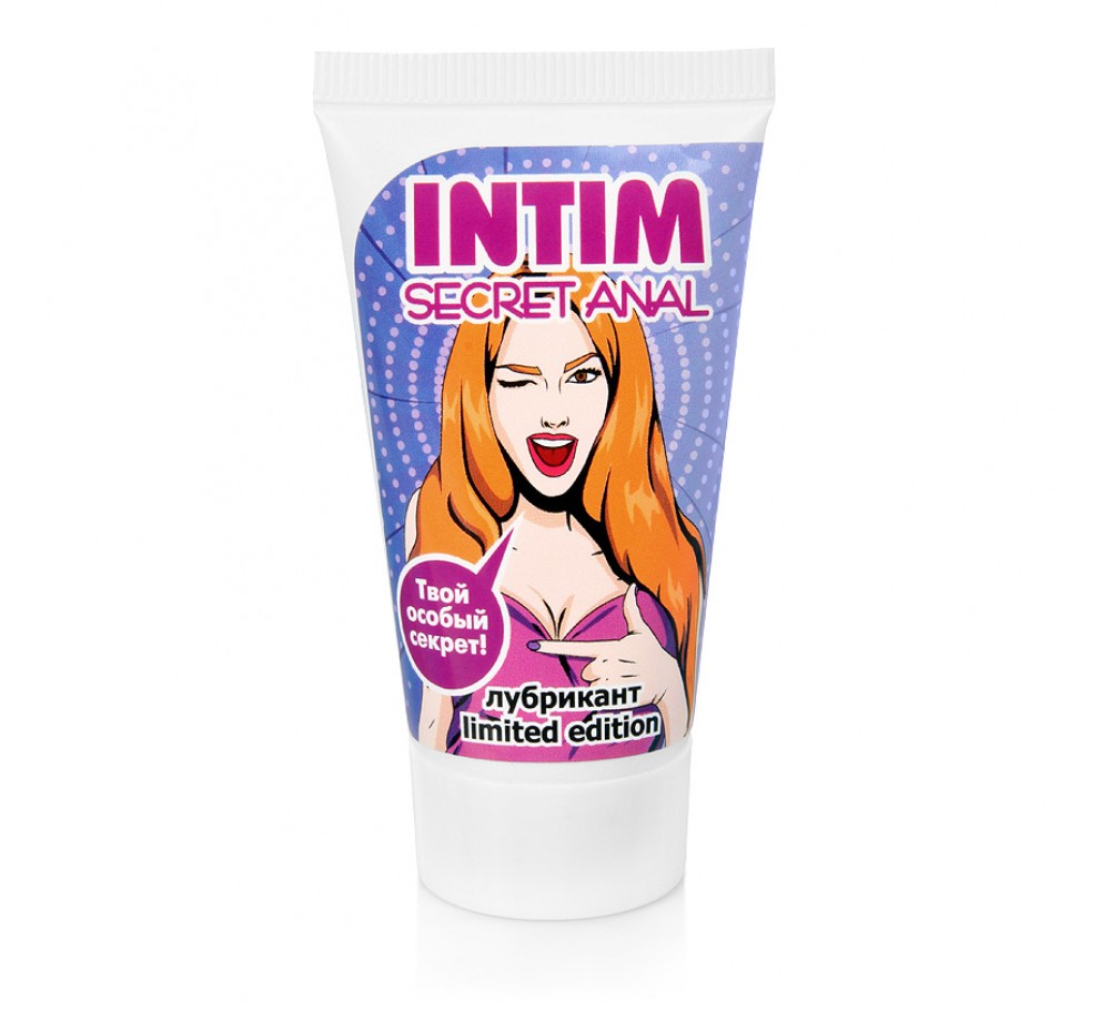 Лубрикант INTIM HOT SECRET ANAL серии LIMITED EDITION туб пластиковый 25 г 