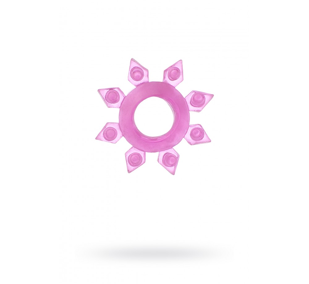 Эрекционное кольцо на пенис TOYFA, TPE, розовый Эрекционное кольцо на пенис TOYFA, TPE, розовый