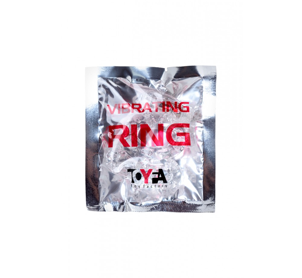 Виброкольцо TOYFA, TPE, прозрачный Виброкольцо TOYFA, TPE, прозрачный