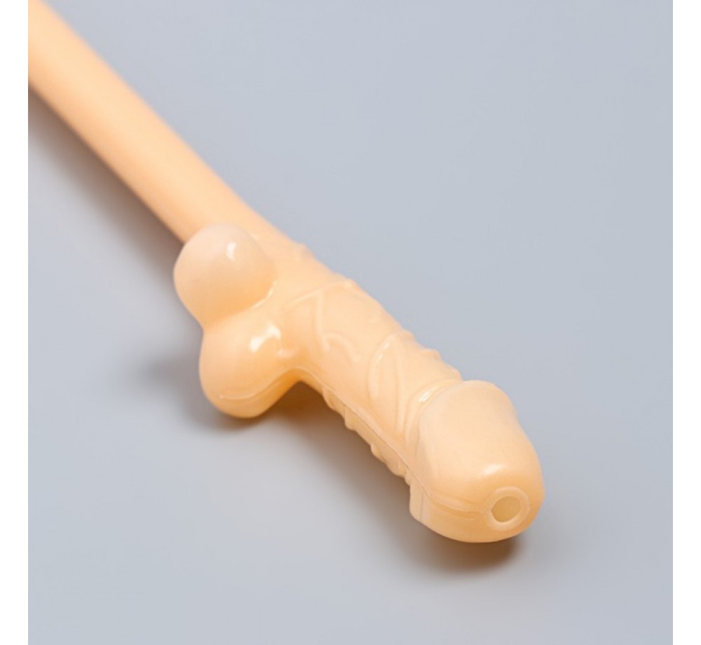 Трубочки коктейльные "18+", 5 штук, цвет микс Трубочки коктейльные "18+", 5 штук, цвет микс