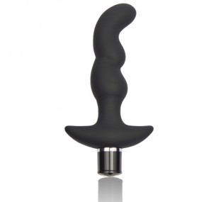 Анальный стимулятор с 10 режимами вибрации черного цвета Анальный стимулятор с 10 режимами вибрации черного цвета