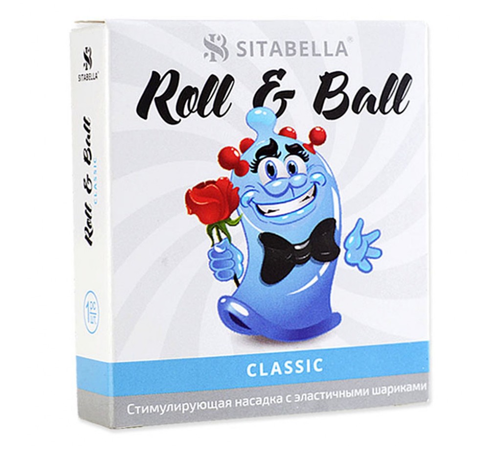 Насадка стимулирующая Roll & Ball Классика Насадка стимулирующая Roll & Ball Классика