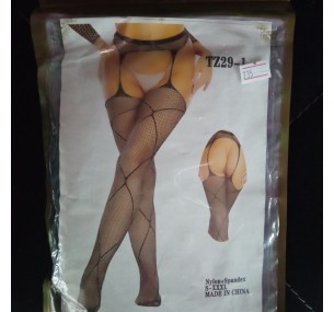 Соблазнительные чулки с поясом S-M-L Черный Соблазнительные чулки с поясом S-M-L Черный