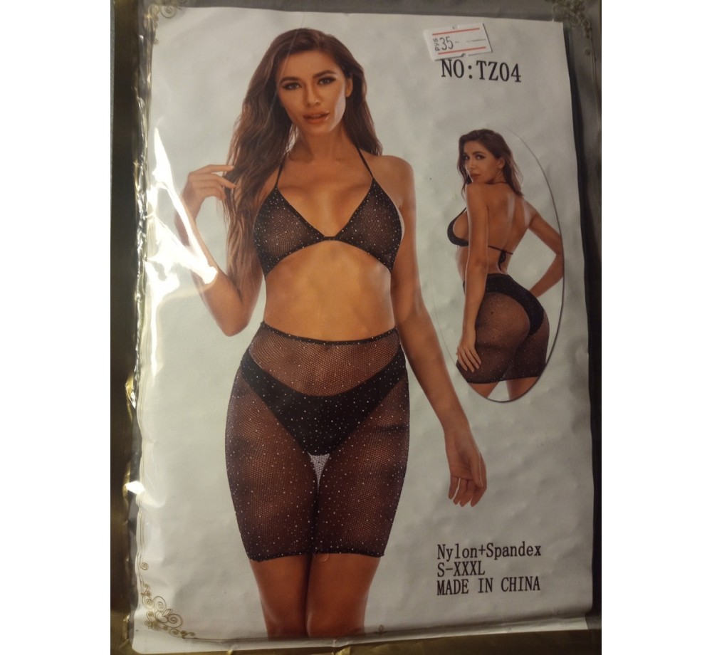 КОМПЛЕКТ ЛИФ И ЮБКА СО СТРАЗАМИ