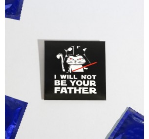 Чехол-конверт для презервативов «Кот», 8 × 8 см 