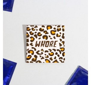 Чехол-конверт для презервативов «Леопард», 8 × 8 см 