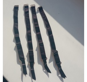  Подтяжка для чулок с фиксатором, цвет черный. 