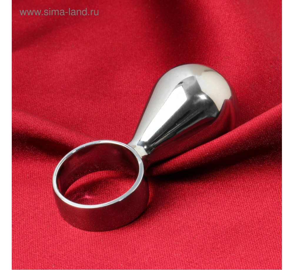 Анальная пробка "Груша" с кольцом, D = 25 мм Анальная пробка "Груша" с кольцом, D = 25 мм