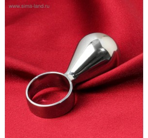 Анальная пробка "Груша" с кольцом, D = 25 мм Анальная пробка "Груша" с кольцом, D = 25 мм