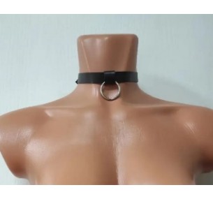 Чокер Vittoria (Виттория),натур.кожа, черный 