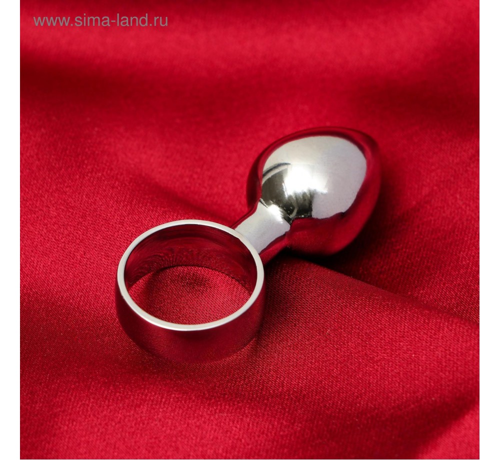 Анальная пробка с кольцом, D = 20 мм Анальная пробка с кольцом, D = 20 мм