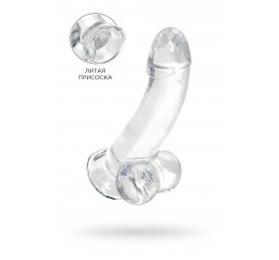 Реалистичный фаллоимитатор A-Toys by TOYFA Cryst, TPE, прозрачный, 15 см Реалистичный фаллоимитатор A-Toys by TOYFA Cryst, TPE, прозрачный, 15 см