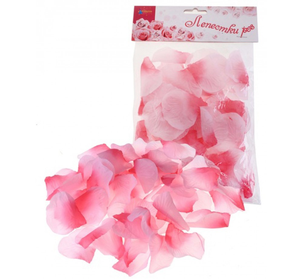 Лепестки роз розово-белые, с запахом, 63-8