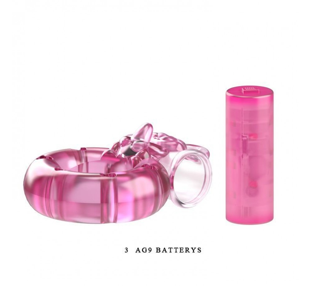 РОЗОВОЕ ЭРЕКЦИОННОЕ КОЛЬЦО С ВИБРАЦИЕЙ RING Артикул: BI-010082A РОЗОВОЕ ЭРЕКЦИОННОЕ КОЛЬЦО С ВИБРАЦИЕЙ RING Артикул: BI-010082A