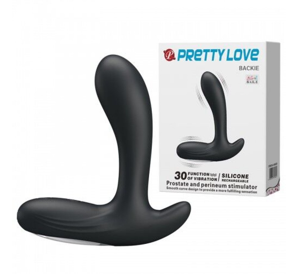 Перезаряжаемый стимулятор простаты Baile с вибрацией Pretty Love Backie,цвет фиолетовый Перезаряжаемый стимулятор простаты Baile с вибрацией Pretty Love Backie,цвет фиолетовый