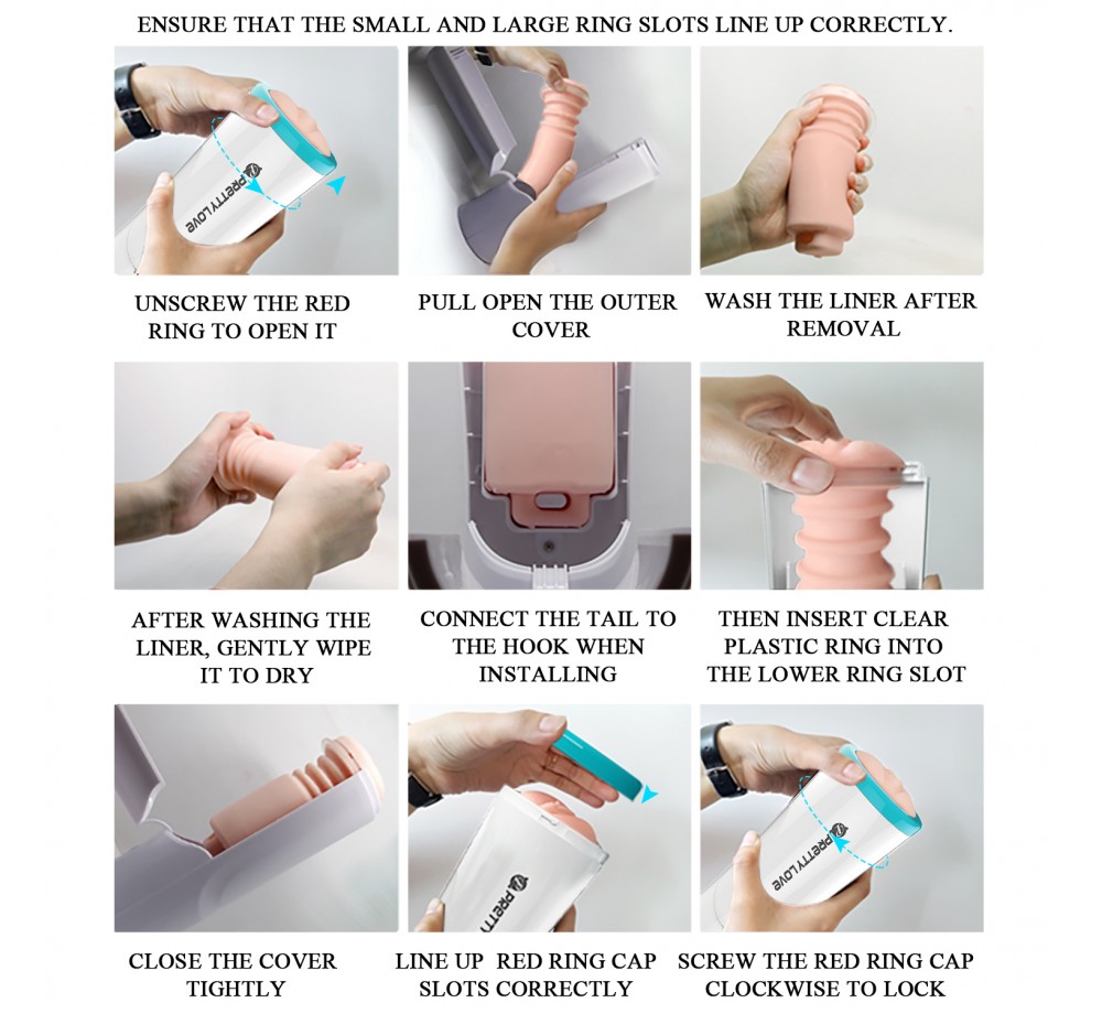 Мастурбатор для пениса Baile Pretty Love Aby / BM-00900T54S-1 Мастурбатор для пениса Baile Pretty Love Aby / BM-00900T54S-1