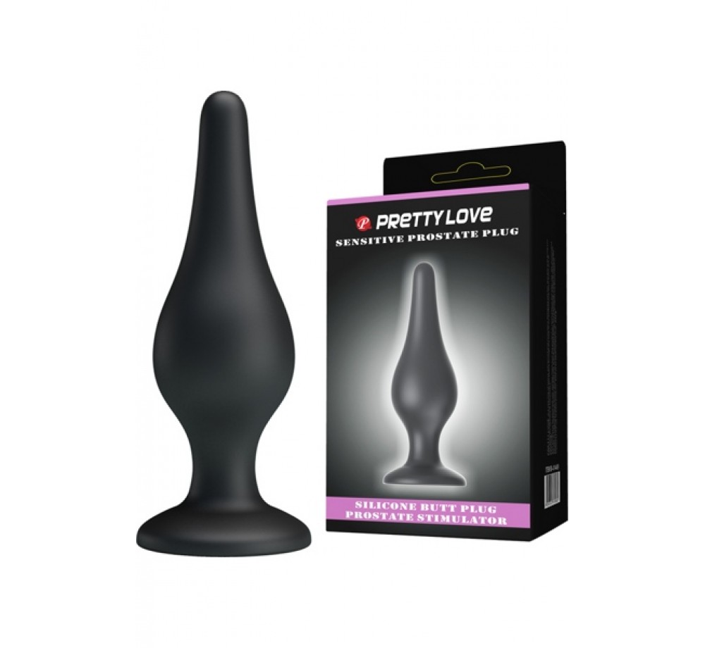 Втулка анальная на присоске «Sensitive Prostate Plug» из коллекции Pretty Love, цвет черный, Baile bi-014459 Втулка анальная на присоске «Sensitive Prostate Plug» из коллекции Pretty Love, цвет черный, Baile bi-014459