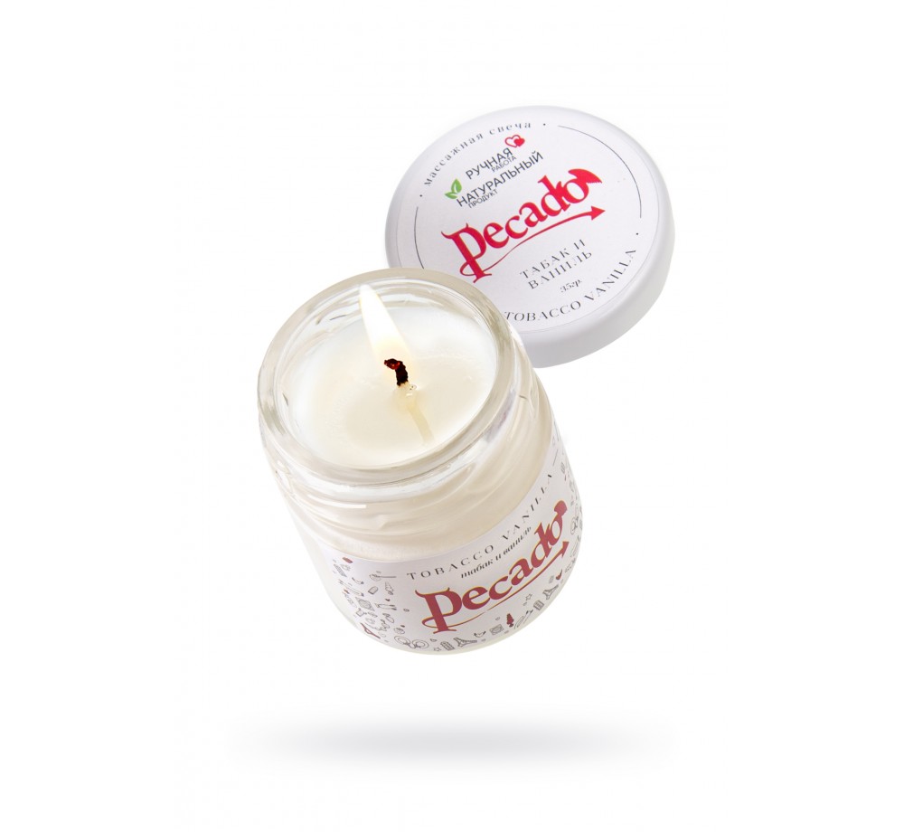 Массажная свеча Pecado BDSM, Tobacco Vanilla 35мл.