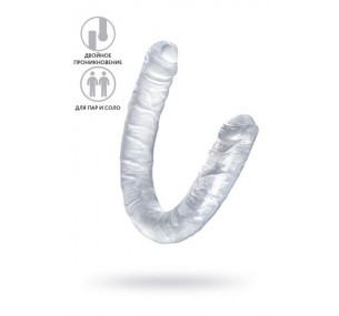 Фаллоимитатор двусторонний TOYFA Double Dildo, прозрачный, 40 см Фаллоимитатор двусторонний TOYFA Double Dildo, прозрачный, 40 см