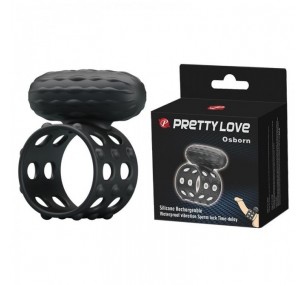 ЭРЕКЦИОННОЕ КОЛЬЦО-НАСАДКА С ВИБРАЦИЕЙ PRETTY LOVE В ЧЕРНОМ ЦВЕТЕ. Bi-210170 ЭРЕКЦИОННОЕ КОЛЬЦО-НАСАДКА С ВИБРАЦИЕЙ PRETTY LOVE В ЧЕРНОМ ЦВЕТЕ. Bi-210170