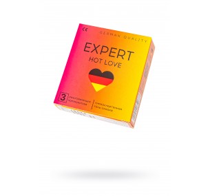 Презервативы EXPERT Hot Love Germany 3 шт. (с разогревающим эффектом) 