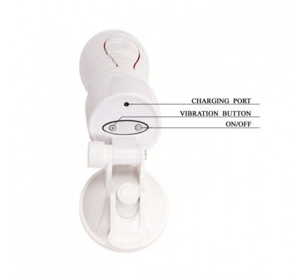 Мастурбатор Baile ротик с вибрацией и присоской CRAZY BULL Мастурбатор Baile ротик с вибрацией и присоской CRAZY BULL