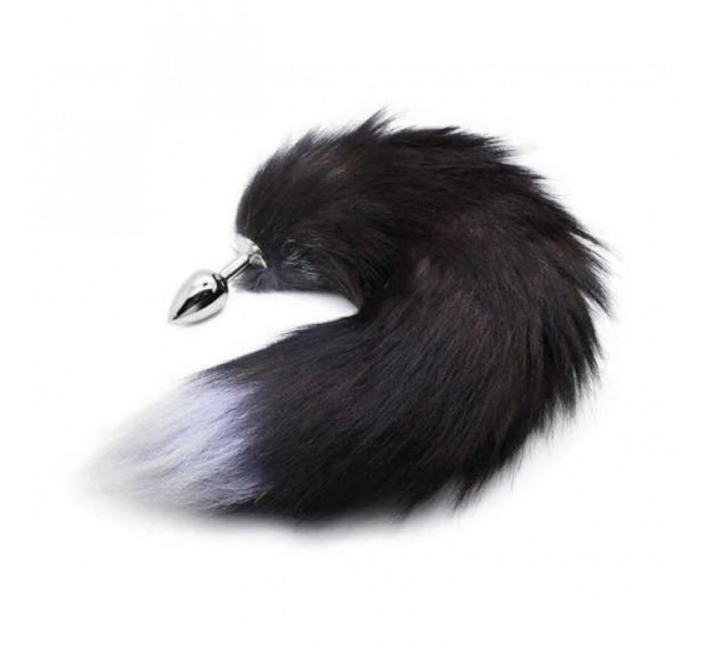 ХВОСТ, БЕЛЫЙ МЕТАЛ, BLACK, 7599