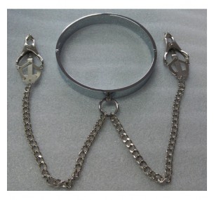 ОШЕЙНИК + ЗАЖИМЫ ДЛЯ СОСКОВ 