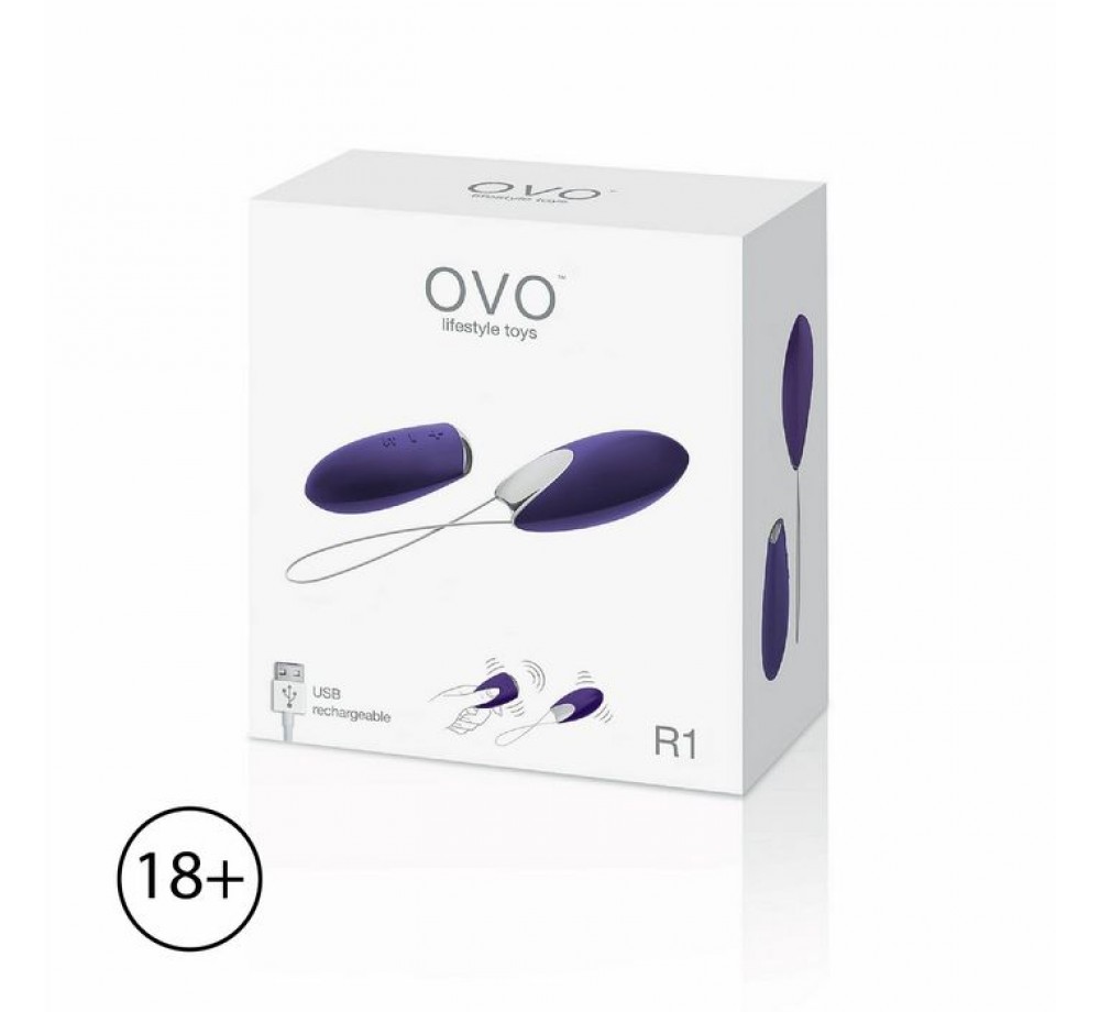 Виброяйцо OVO R1 на дистанционном управлении Виброяйцо OVO R1 на дистанционном управлении