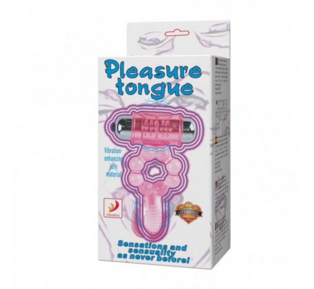 ЭРЕКЦИОННОЕ КОЛЬЦО С ВИБРАЦИЕЙ PLEASURE TONGUE ЭРЕКЦИОННОЕ КОЛЬЦО С ВИБРАЦИЕЙ PLEASURE TONGUE