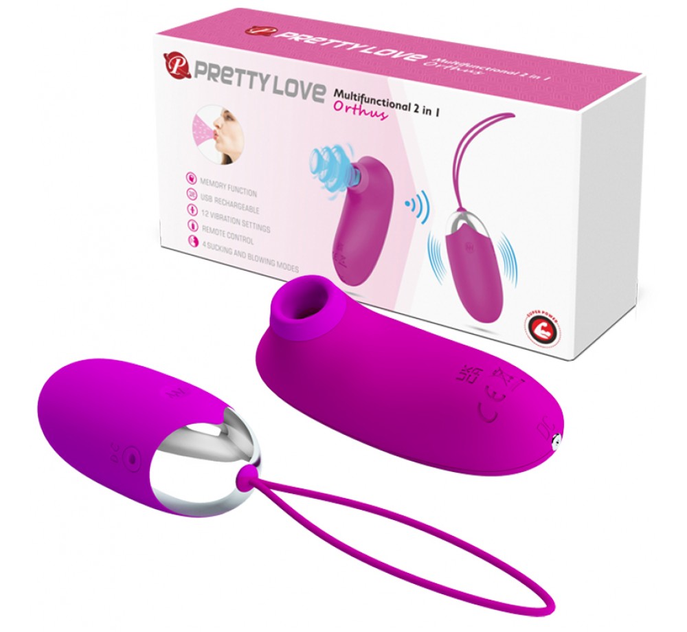 Комплект из виброяйца и вакуумного стимулятора