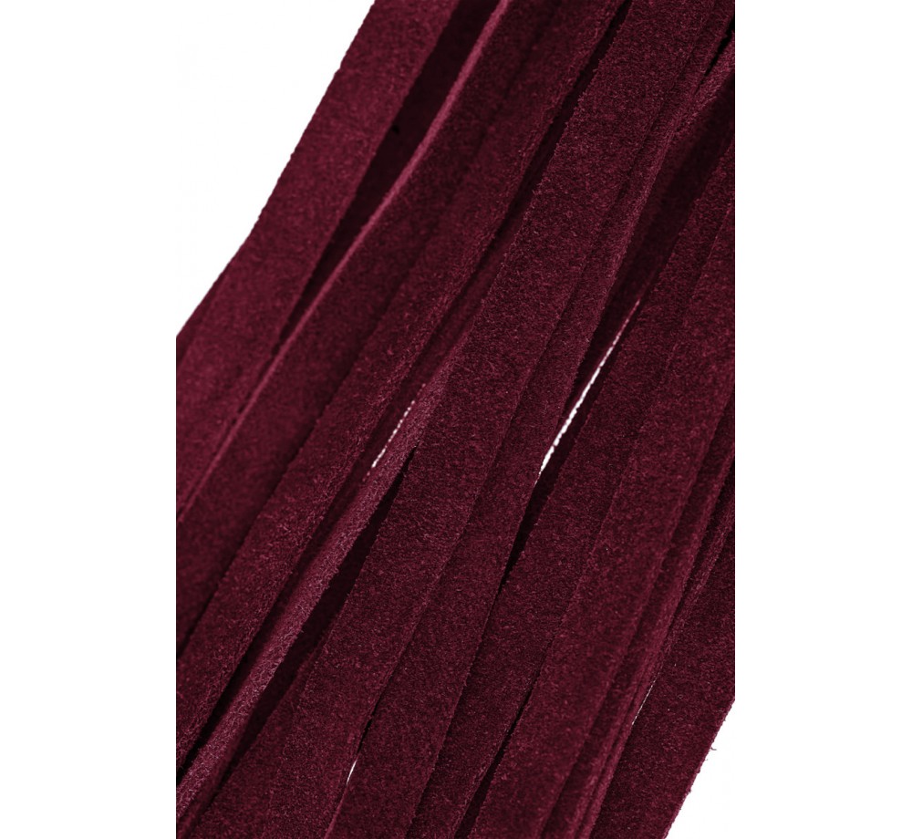 ПЛЕТЬ PECADO BDSM, «БУРГУНДИЯ», НАТУРАЛЬНЫЙ ВЕЛЮР, КРАСНАЯ ПЛЕТЬ PECADO BDSM, «БУРГУНДИЯ», НАТУРАЛЬНЫЙ ВЕЛЮР, КРАСНАЯ