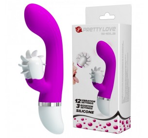 Вибратор силиконовый с вертушкой Вибратор силиконовый с вертушкой